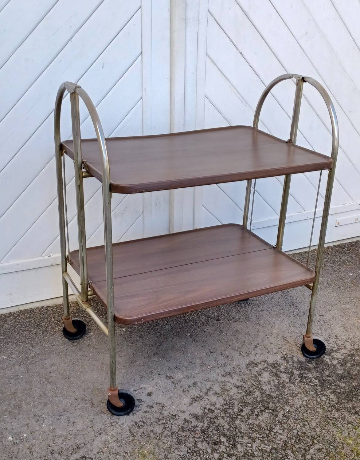 Vintage folding dessert table