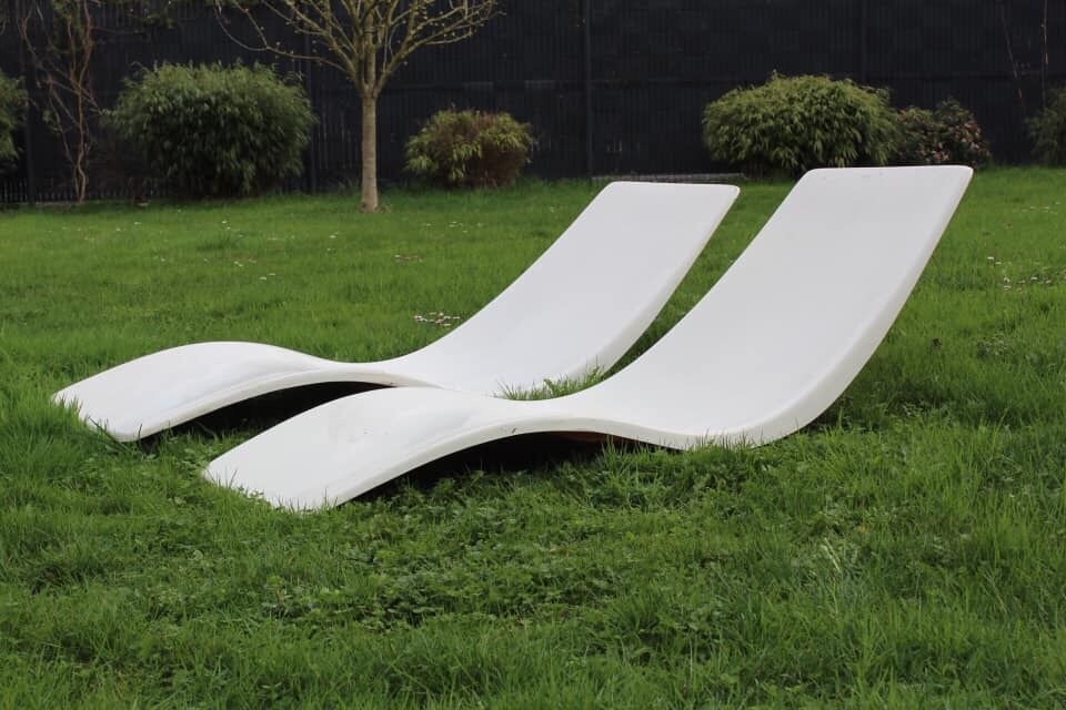 Pair of Sun baths C Zublena 1960