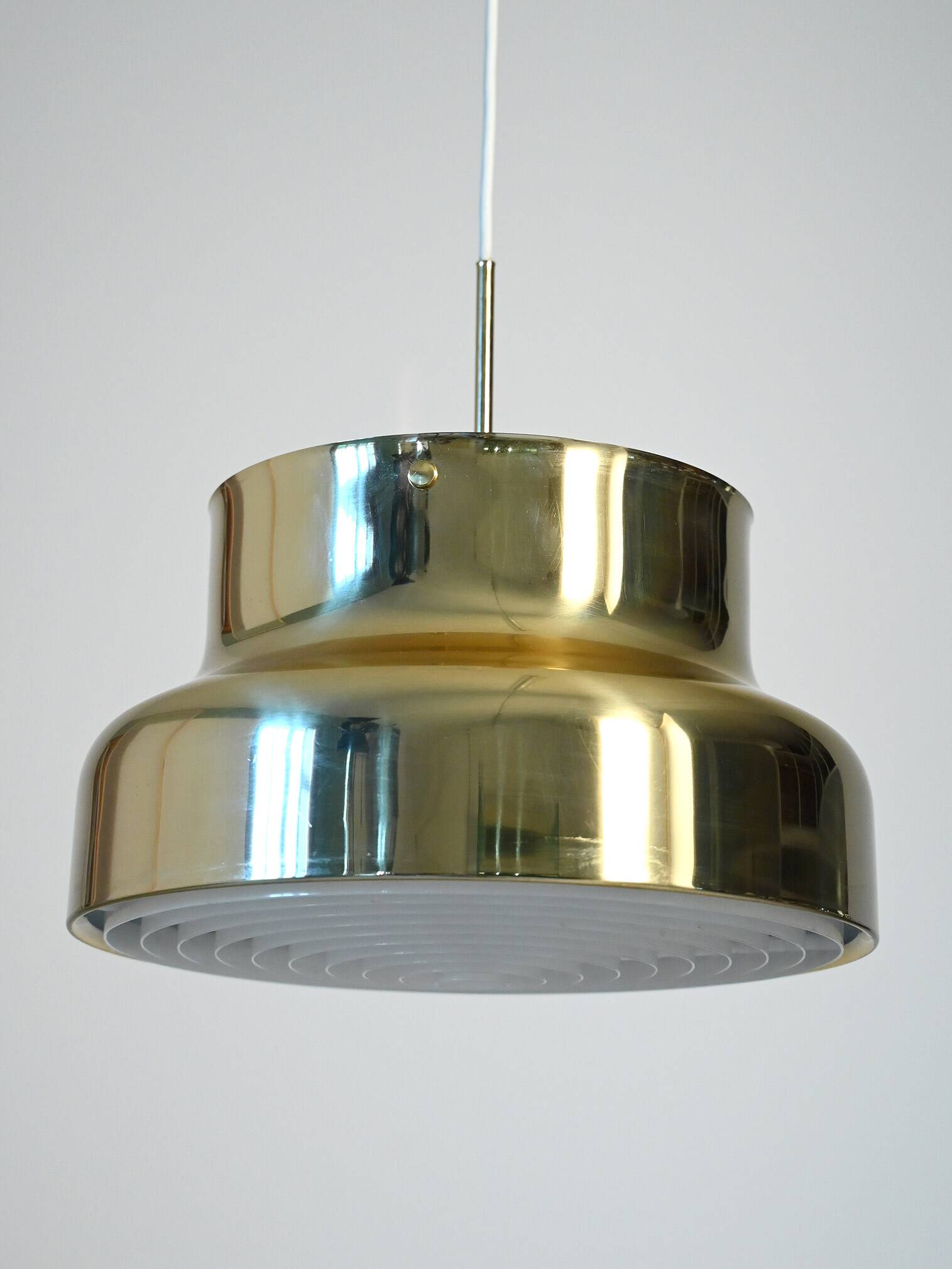 Bumling brass pendant lamp by Anders Pehrson