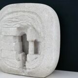 Arsène Galisson stone lamp 1960s