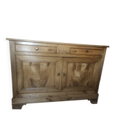 Antique buffet in blonde walnut