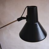 Black vintage IKEA adjustable floor reading lamp - Stilnovo inspired design from the 1980s.