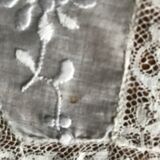 Embroidered lace cover