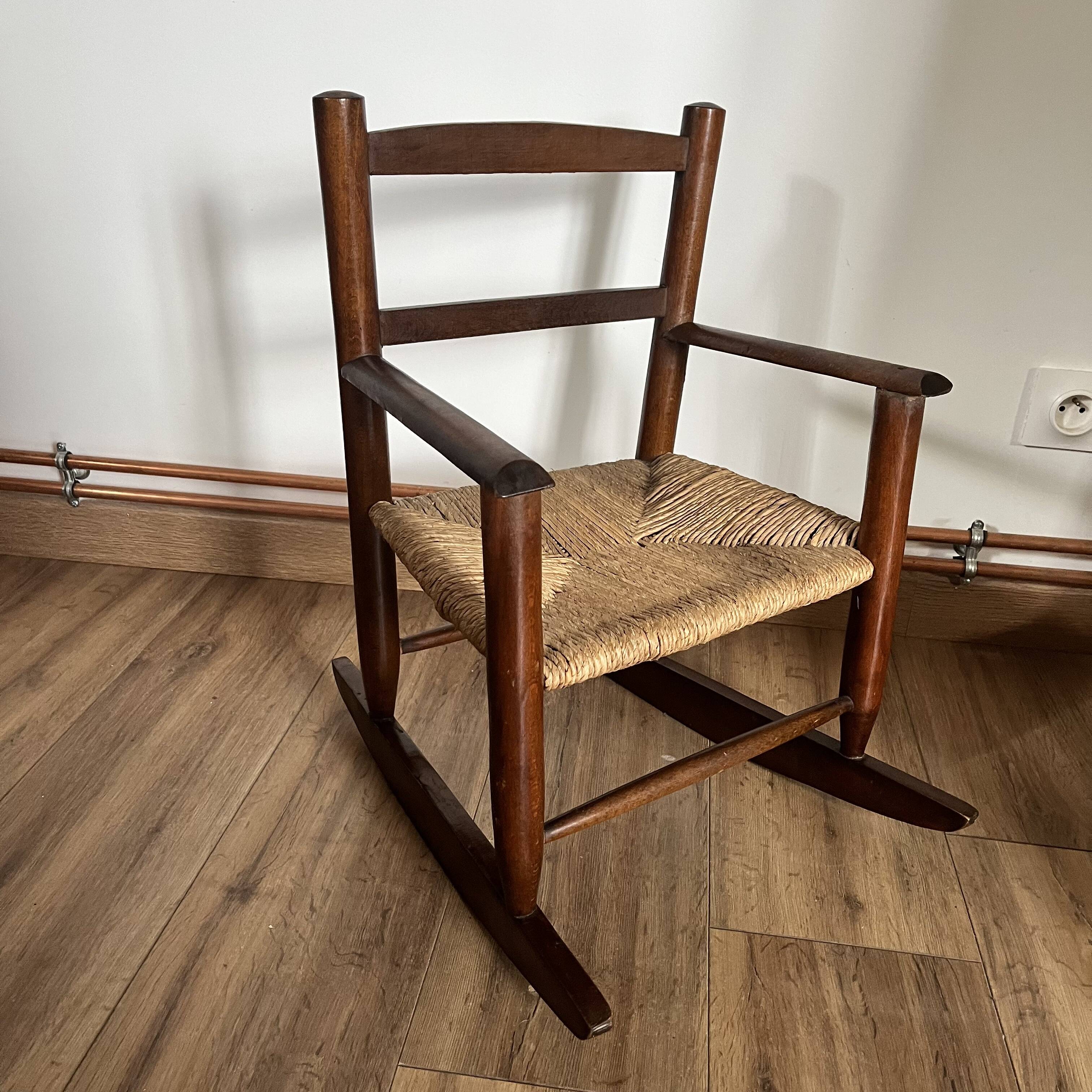 Pair of children's rocking chairs