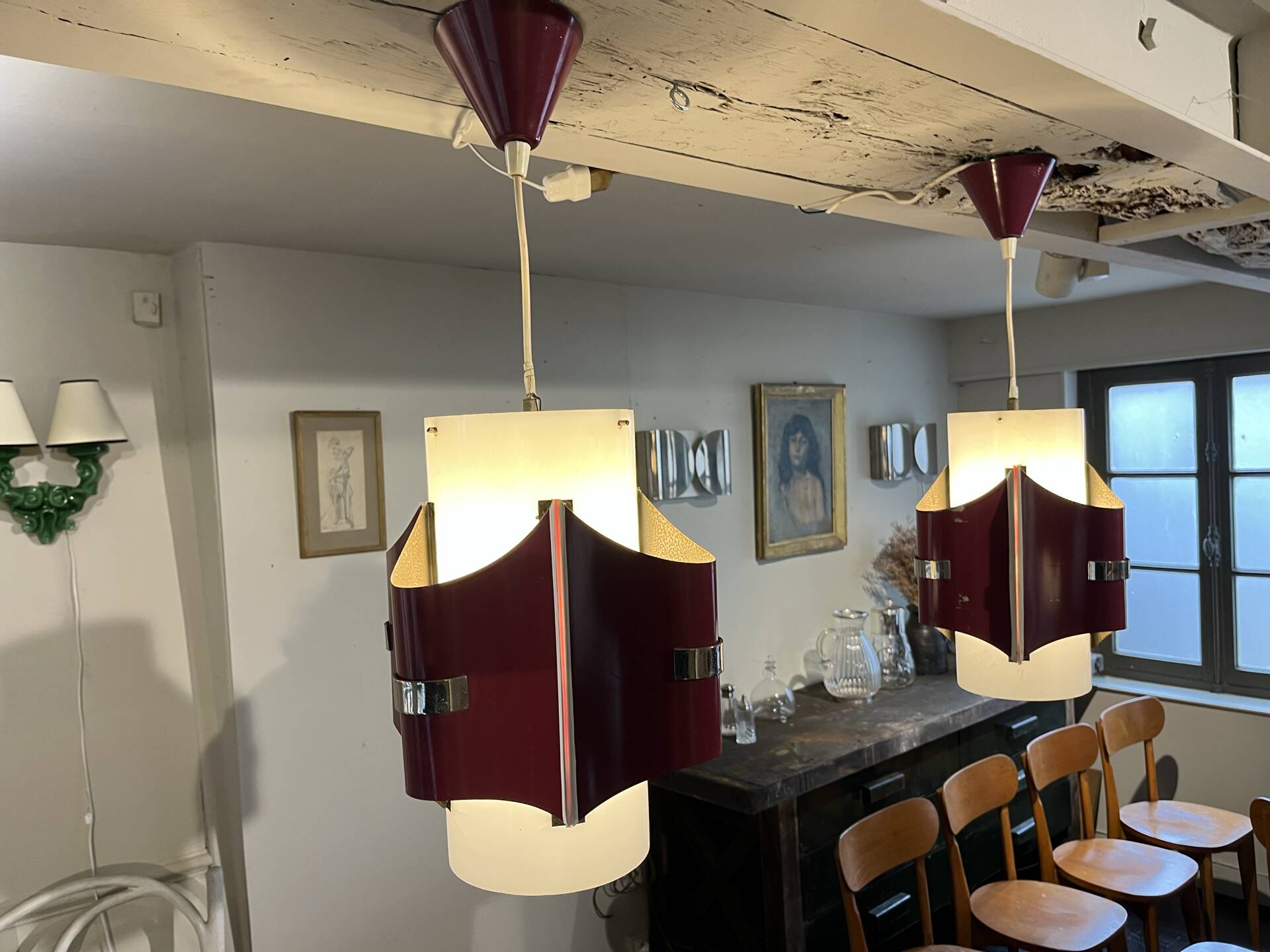 Suspension pair from the 1950s.