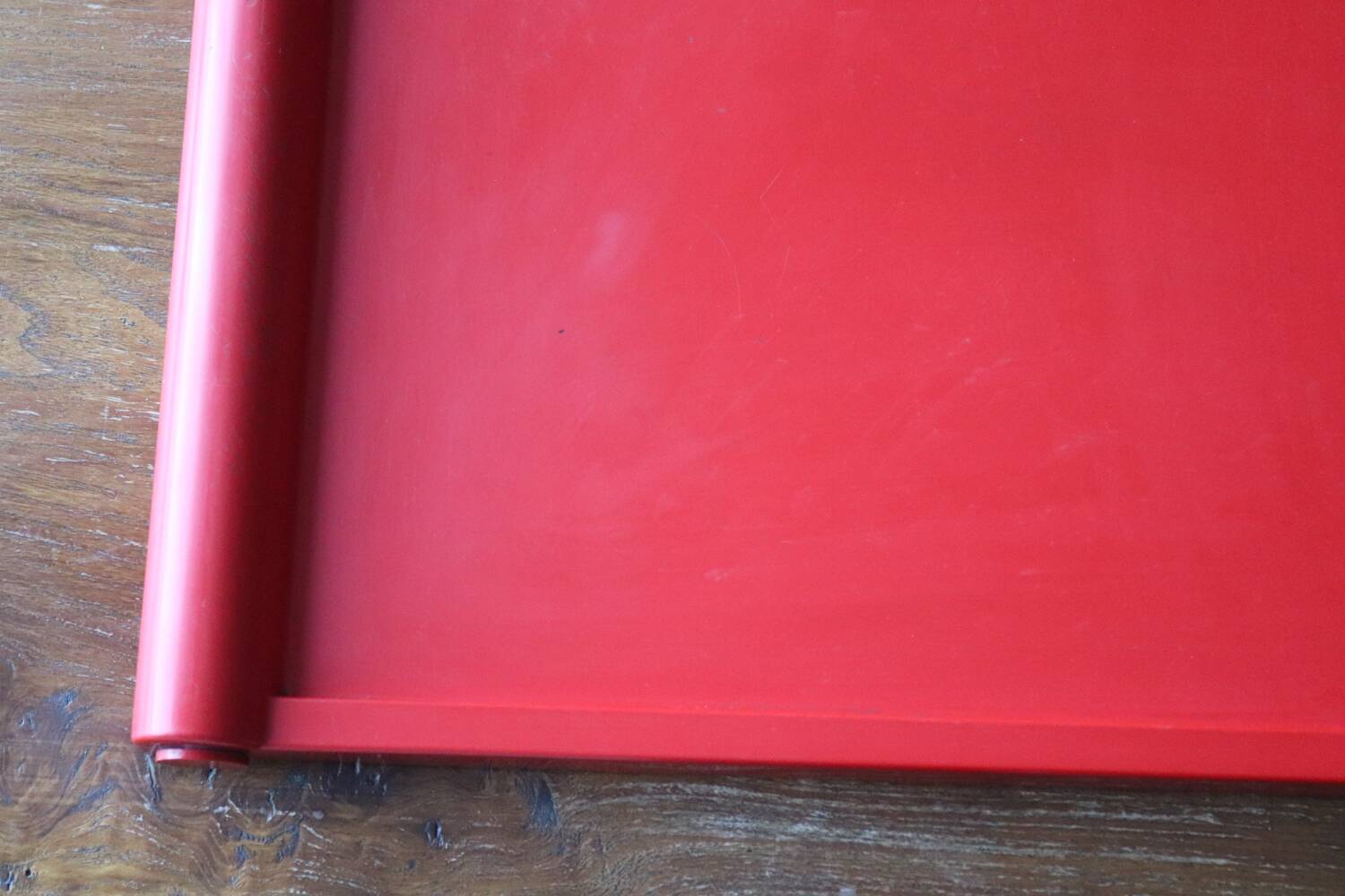 Folding tray Guzzini red – design Luigi Massoni – Italy, 1970s