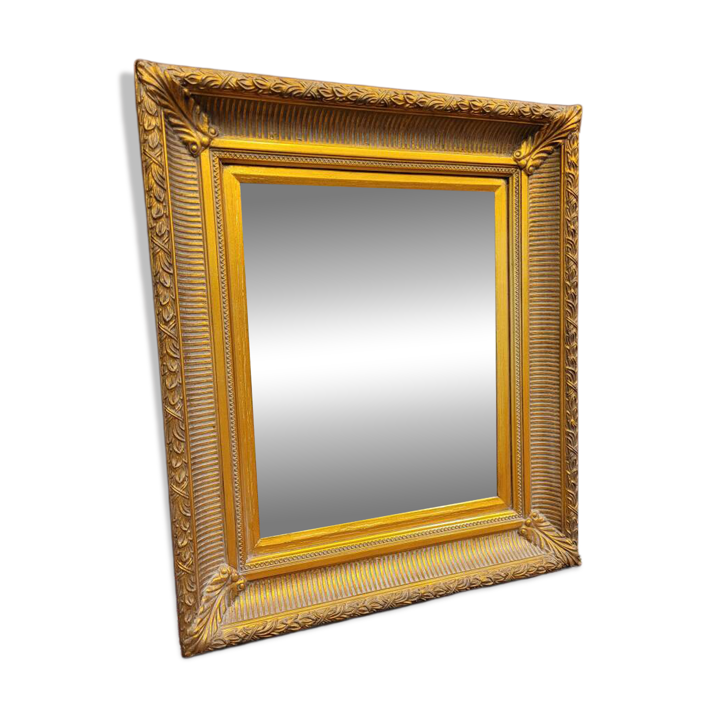 Antique Gold French mirror bathroom mirror with heating element