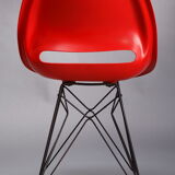 Set of four chairs with base