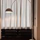 Arco Cut Floor Lamp Joe Colombo for Oluce White Chrome Vintage Design
