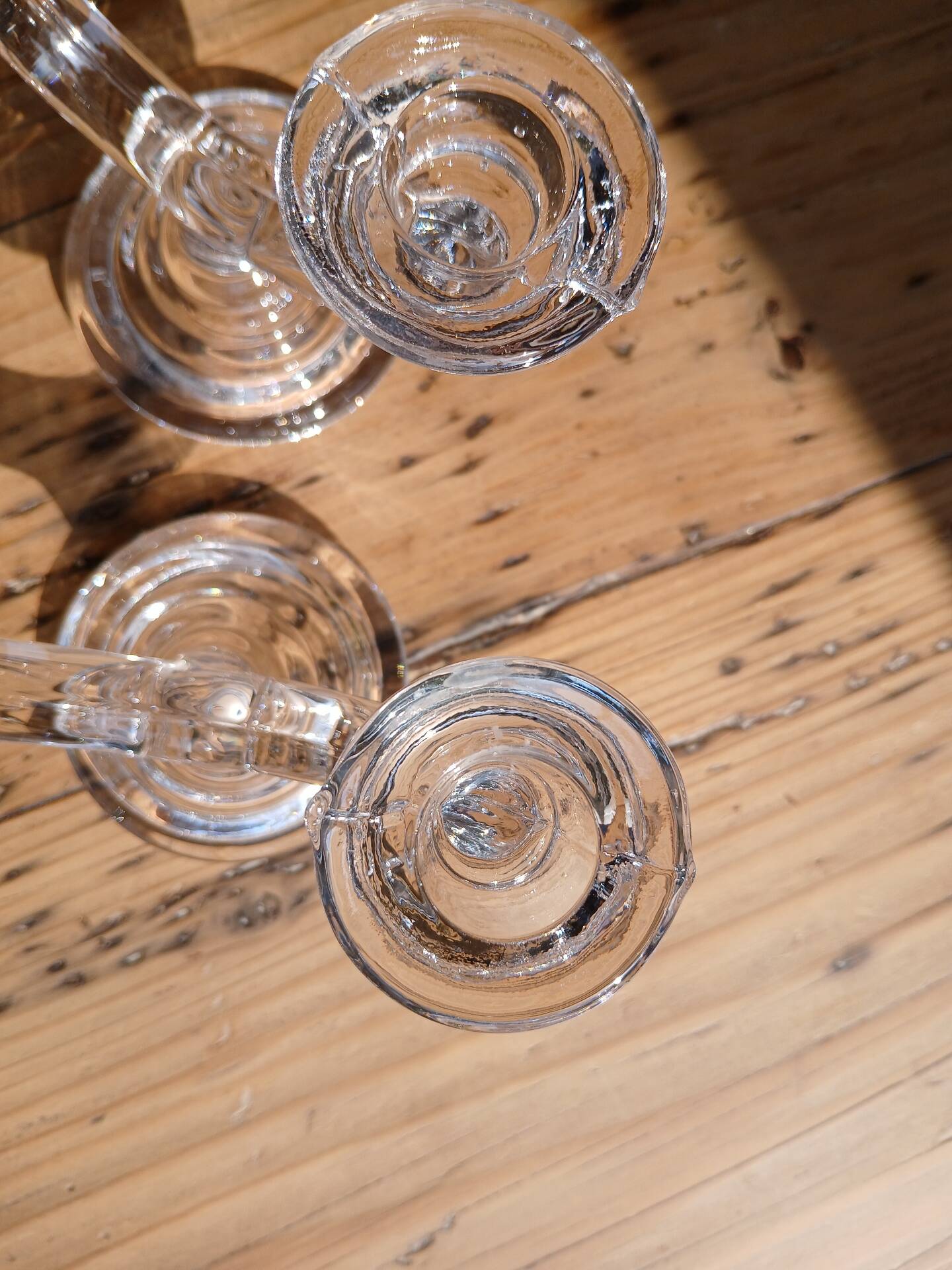 Set of 2 double candle holders