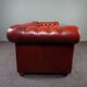 Chesterfield sofa 3 places in cowhide leather
