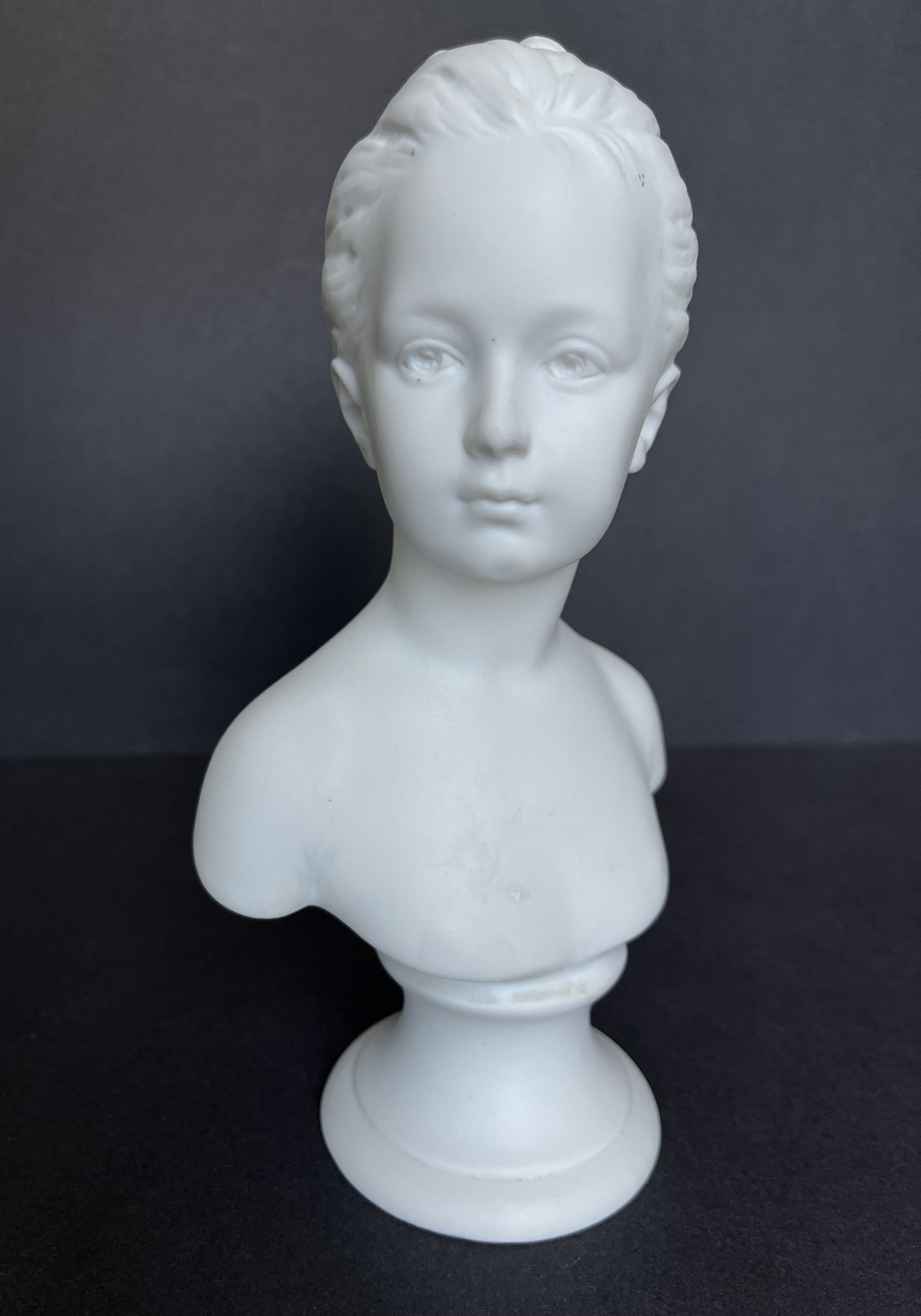 Biscuit bust of Houdon
