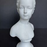Biscuit bust of Houdon