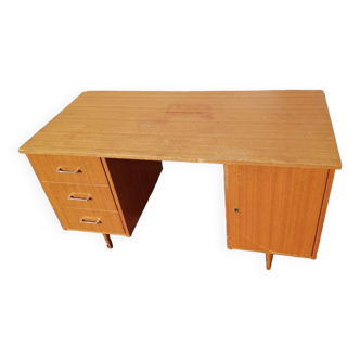 Bureau scandinave vintage en teck