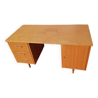 Vintage Scandinavian teak desk