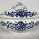 Lunéville Keller & Guérin, soup bowl and ten plates Maintenon