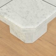 Table basse en marbre des années 1980