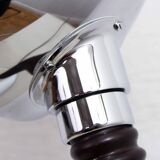 Chrome metal desk or side lamp