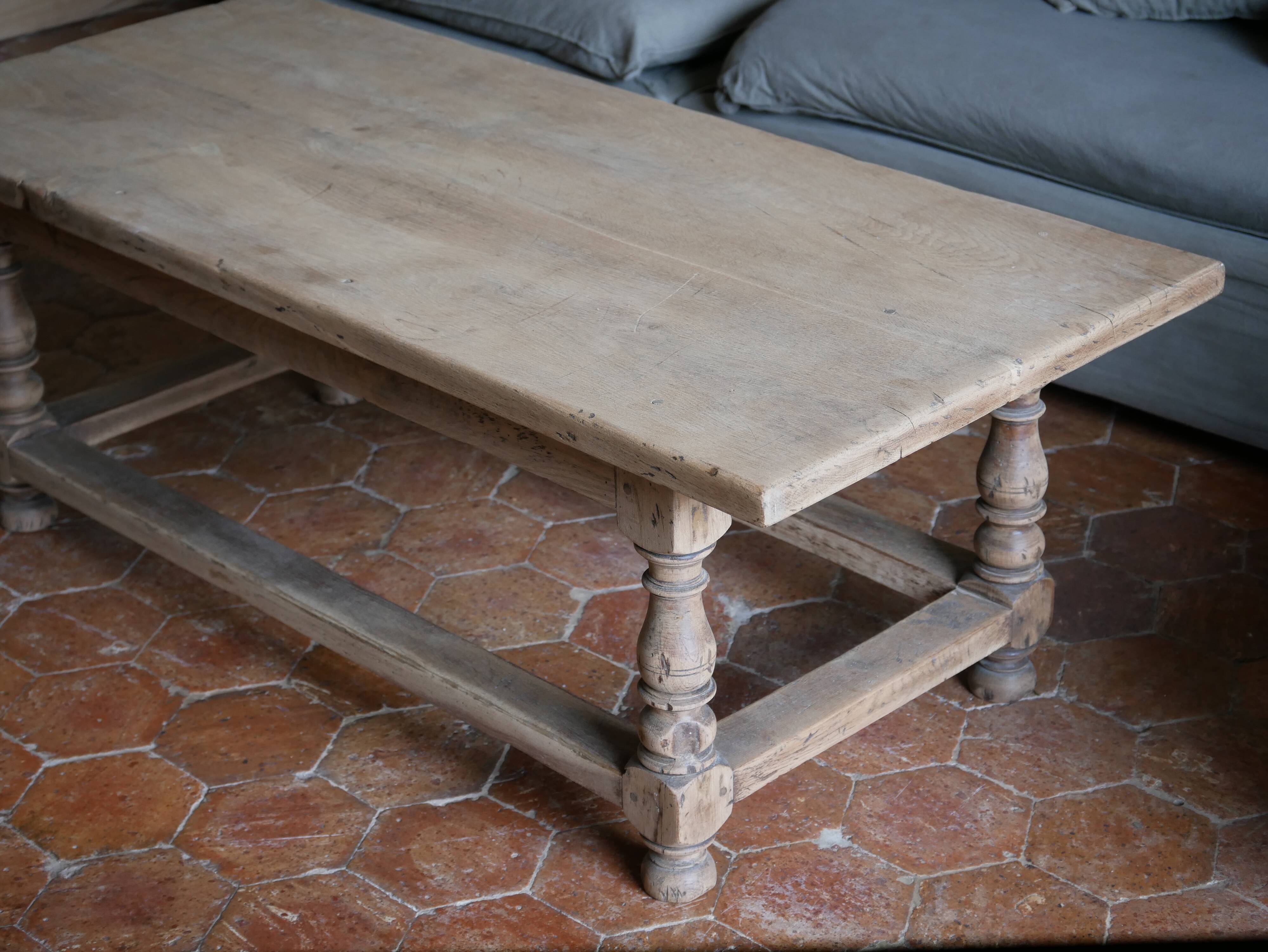 Oak coffee table
