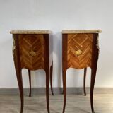 Louis XV style bedside tables