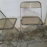 Pair of Plia Castelli chairs designed by Piretti