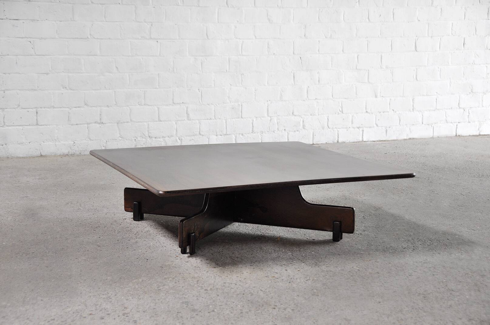 Mid-century brazilian rosewood coffee table