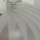 Moon slatted wall light