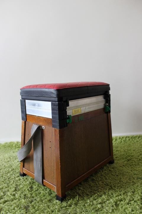 Former stool trunk of fisherman