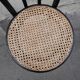 Black vintage bistro chair