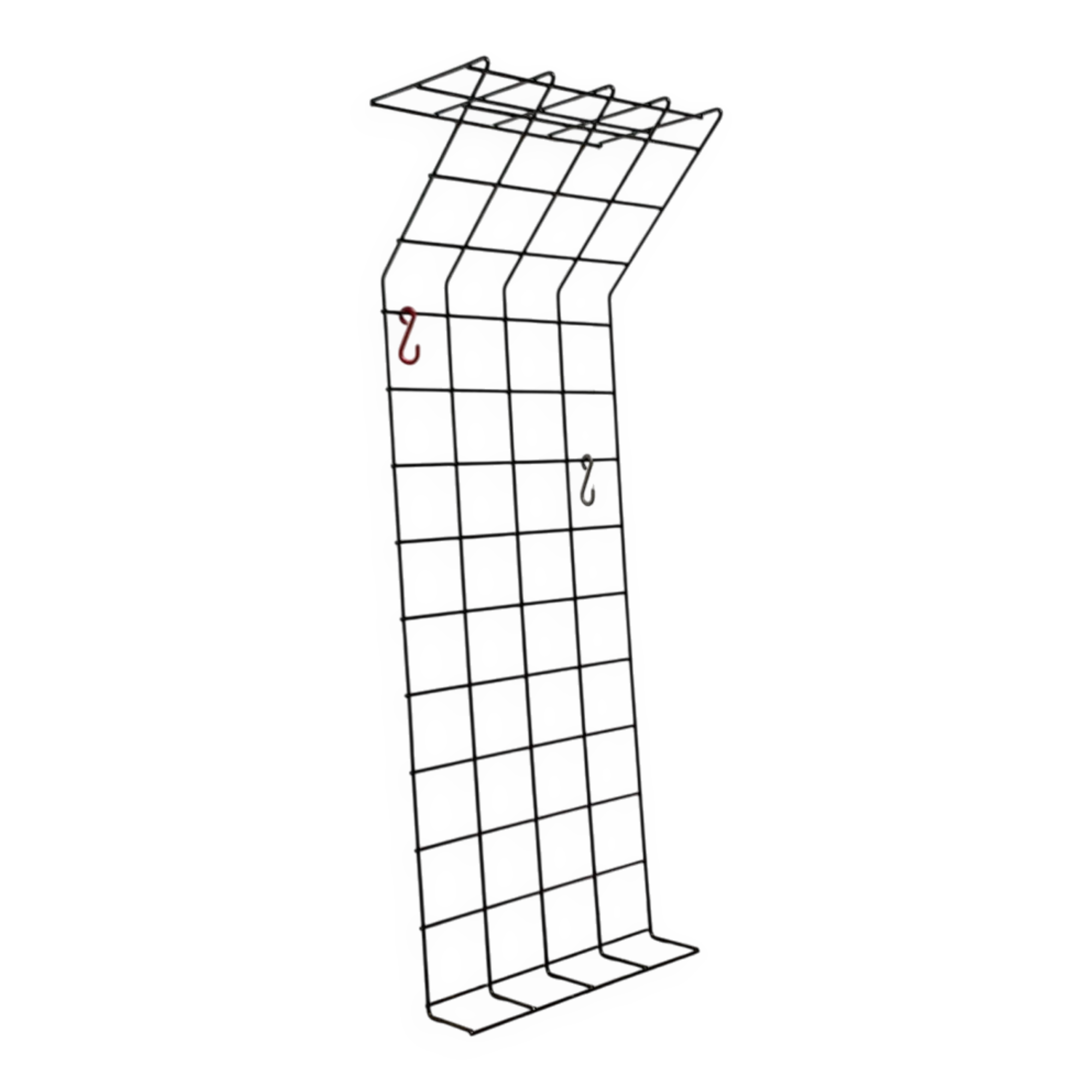 Mid-century German minimalist cord coat rack, 1960s