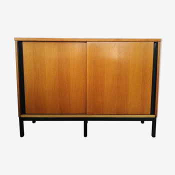 Vintage top sideboard from the 80s, sliding doors