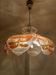 Murano glass pendant light with 6 petals