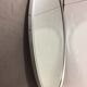 Mirror frame old art deco era 1930 aluminum fronton luvius cast