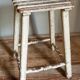 Patinated workshop stool old early twentieth century