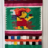 Vintage mexican decorative tapestry