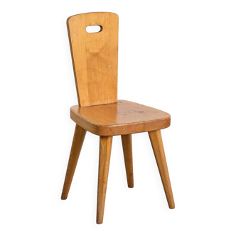 High back chair by Christian Durupt, Meribel 1960