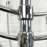 Chrome chandelier Piazza San Marco design Vico Magistretti for Oluce Italy