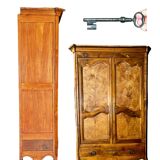 Antique elm armoire – Louis XV style