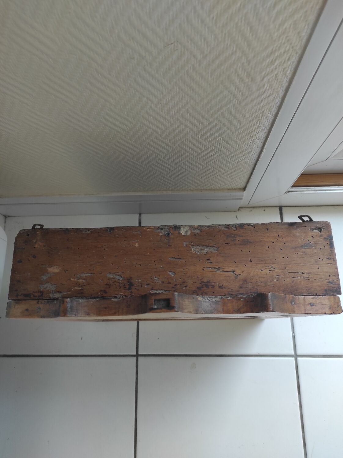 Old cherry display case