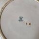 Green ironstone plate from Creil and Montereau "Khiva"