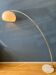 Vintage mid-century gepo space age mushroom arc floor lamp