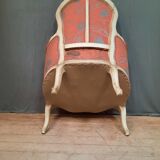 Bergere upholstered in Louis XV style