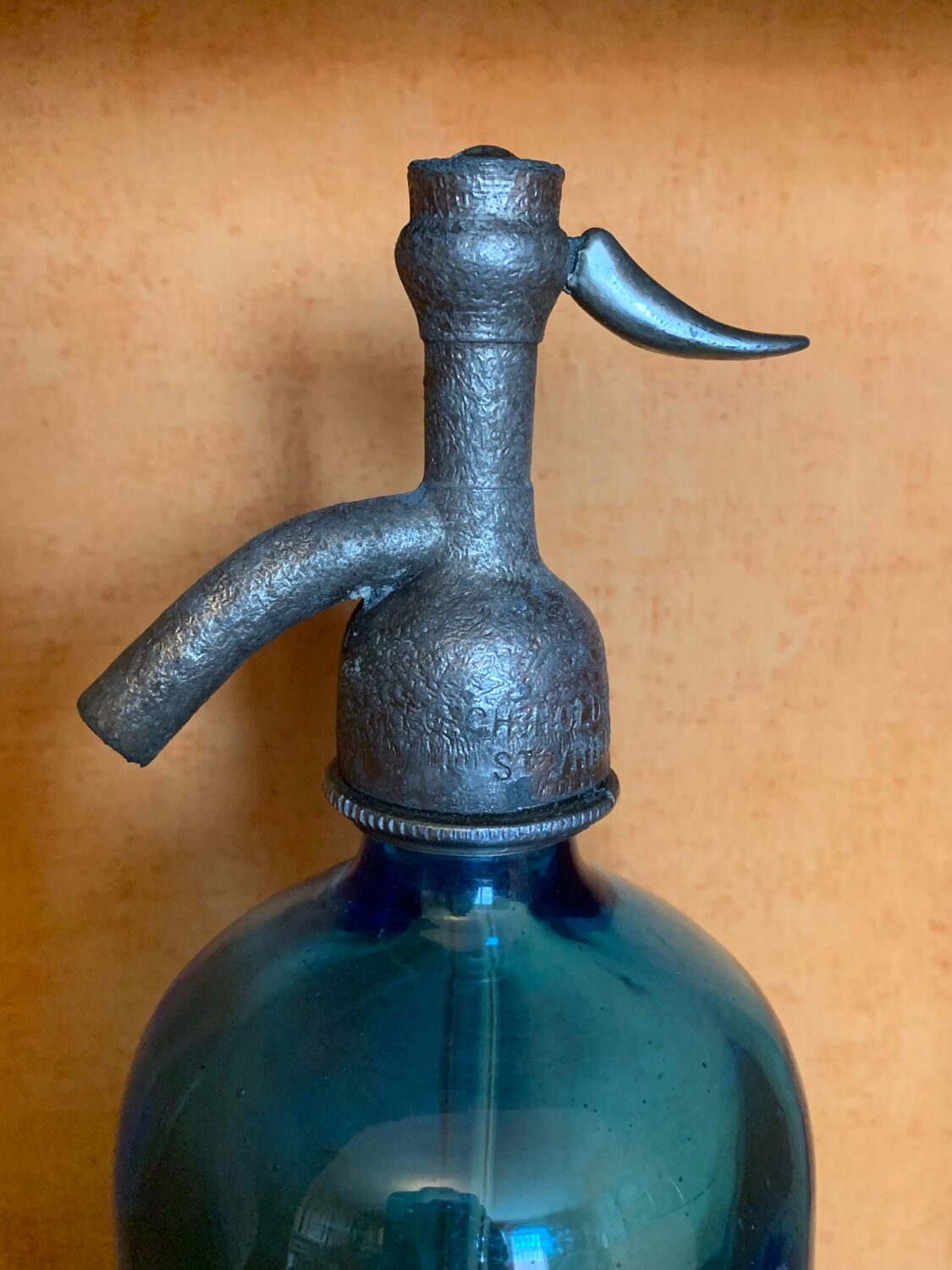 Bottle of sparkling water