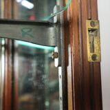 Set of 2 antique display cabinets
