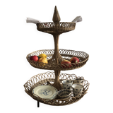 Large wicker display stand