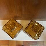 Pair of apothecaries alcohol decanter bottles