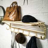 Hat rack and coat rack in curved wood