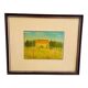 Wood framing fabric and vintage naif campaign décor