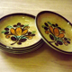Vintage Boch La Louvière Corfou Collection Ensemble de 4 Petits Bols