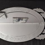 Ancient Venetian oval mirror